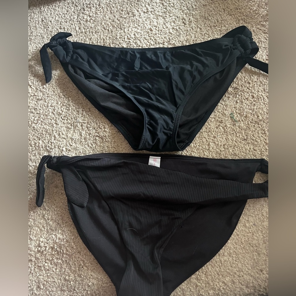 Black bathing suit bottom bundle
